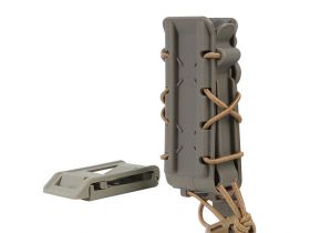 Big Foot 9mm Magazine Pouch (Polymer - Adjustable Elasticated Retention - Tan) 