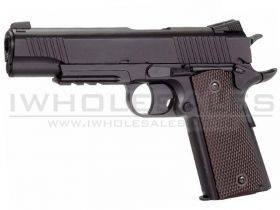 KWC M45A1 Co2 Pistol (4.5mm - KM-40DHN - Metal Slide - NBB - Black)