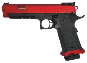 Army JW3 Baba Yaga Gas Blowback Pistol (Full Metal - Two-Tone Red - R601-RED)
