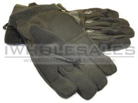 ACM Fingered Gloves With Nuckle Protection (C:XL/E:L - Black)