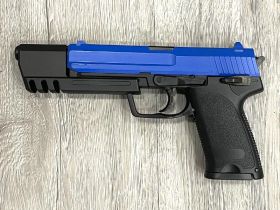 ACM ST8 Gas Pistol (Black - GGH-0303L - Top Slide Blue)