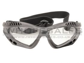 Clear Lens Small Glasses with Cotton Strap