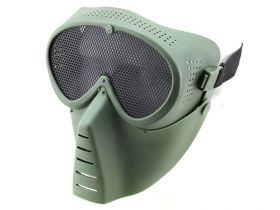Big Foot Small Flying Mask with Mesh Goggle (Round Mesh) (OD)