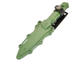 Rubber Knife with Hard Holster (OD)