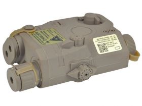 FMA PEQ 15 LA-5 Battery Case Plus Red Laser (Tan) (TB486)