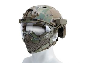 Big Foot Pilot helmet(Steel mesh version) L size (CP)