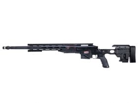 Ares MS700 TX System CNC Sniper Rifle Spring Powered with Rails (Black) (MSR-012)