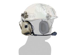 Big Foot Fifth Generation Sound Pickup and Noise Reduction Headset Simulator (Helmet Wearing - Gen. 5 - Tan)