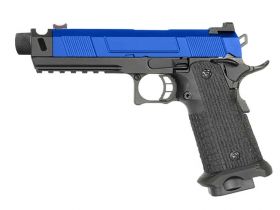 Army Custom 5.1 Hi-Capa with Costa Compensator (With Silencer Adapter - Full Metal - Blue - R501)