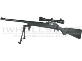 JG VSR BAR10 Sniper Rifle with Bipod and Hunter Scope (367SD) (Wood)