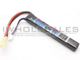 11.1v 1000 mAh 20C+ Continuous Discharge Lipo Battery (1 Way)